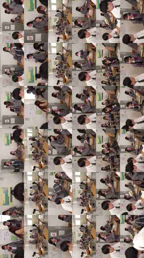 [UNCENSORED-LEAK] HUNTC-485 "Are you brave enough to ejaculate in these (your pants)?" "What!? Here?" A little devil classmate seeking thrills and dangerous play! During class, during recess... she demands ejaculation in her pants whil